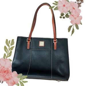 Dooney & Bourke Black Pebble Leather